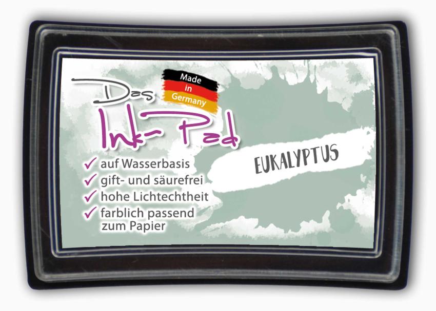 Das Ink-Pad - Stempelkissen 6 x 3,5cm eukalyptus